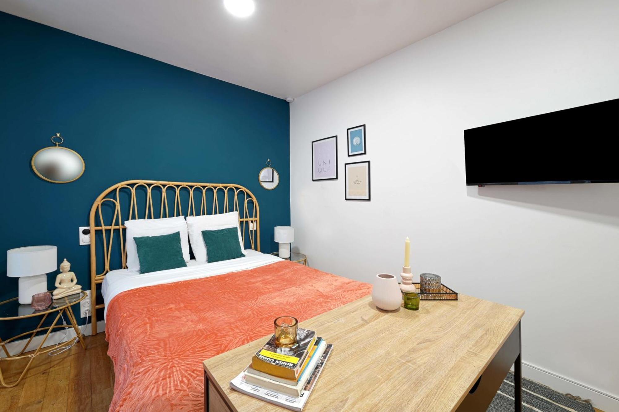 Modern Studio Fully Renovated Paris Eksteriør billede
